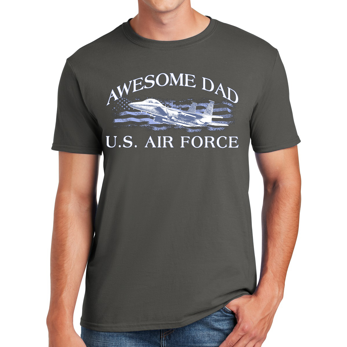Awesome Dad Air Force Soaring To New Heights In Fatherhood Gift For Dads T-shirt