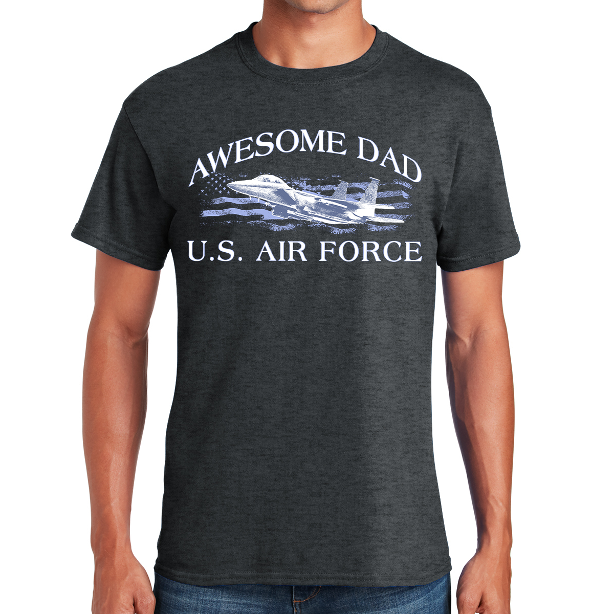 Awesome Dad Air Force Soaring To New Heights In Fatherhood Gift For Dads T-shirt