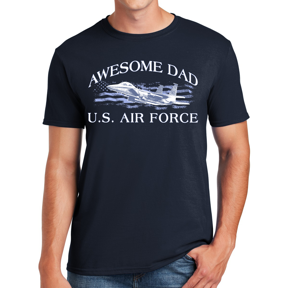 Awesome Dad Air Force Soaring To New Heights In Fatherhood Gift For Dads T-shirt