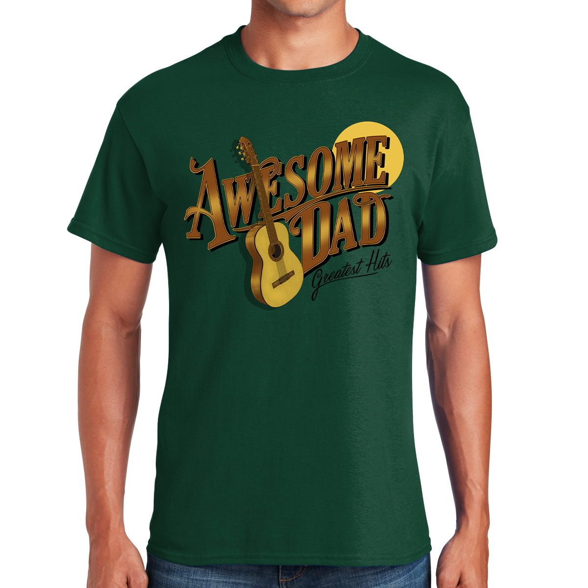 Awesome Dad Saxophone Player Serenading Fatherhood With Style Gift For Dads T-shirt