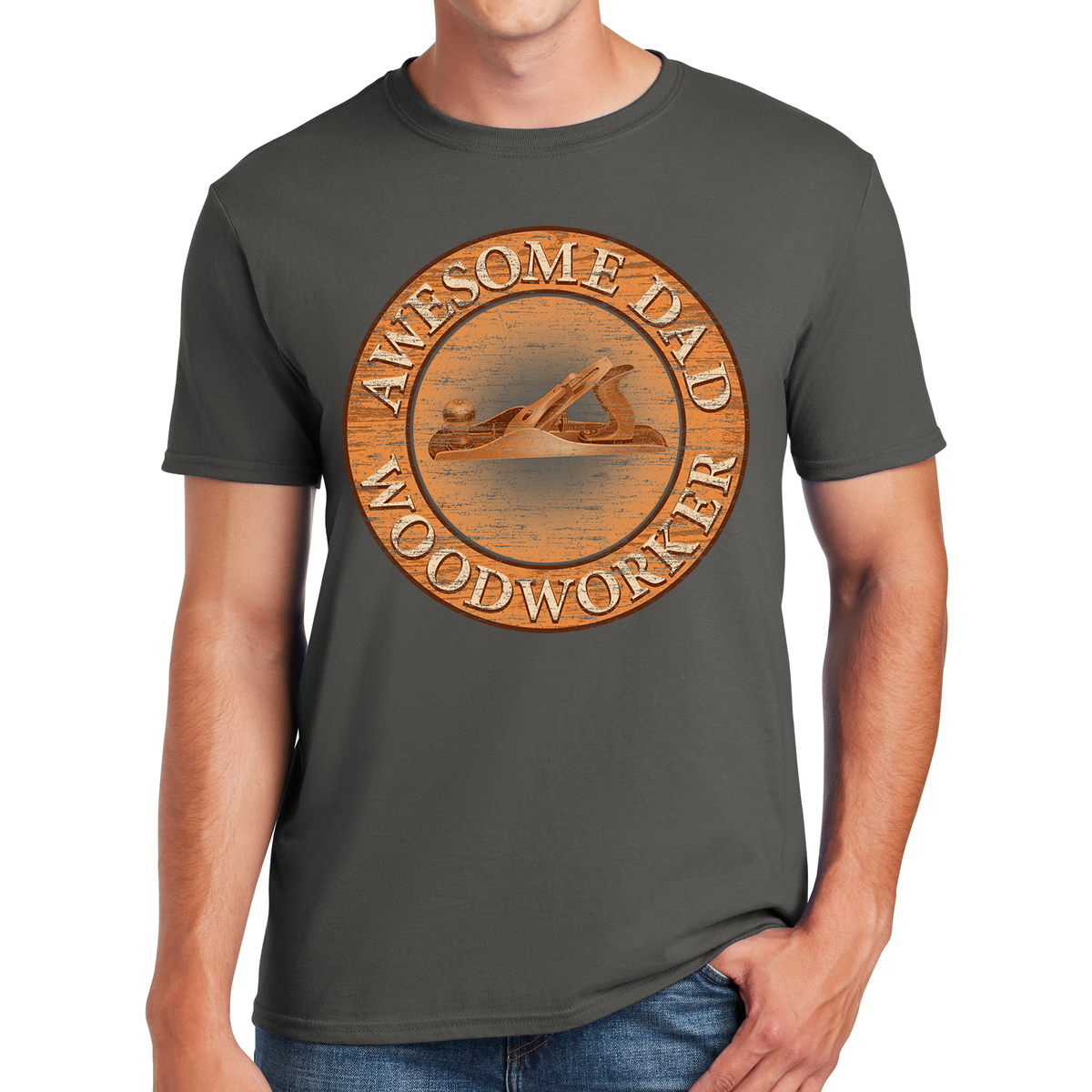Awesome Dad Woodworker Crafting Memories One Piece At A Time Gift For Dads T-shirt