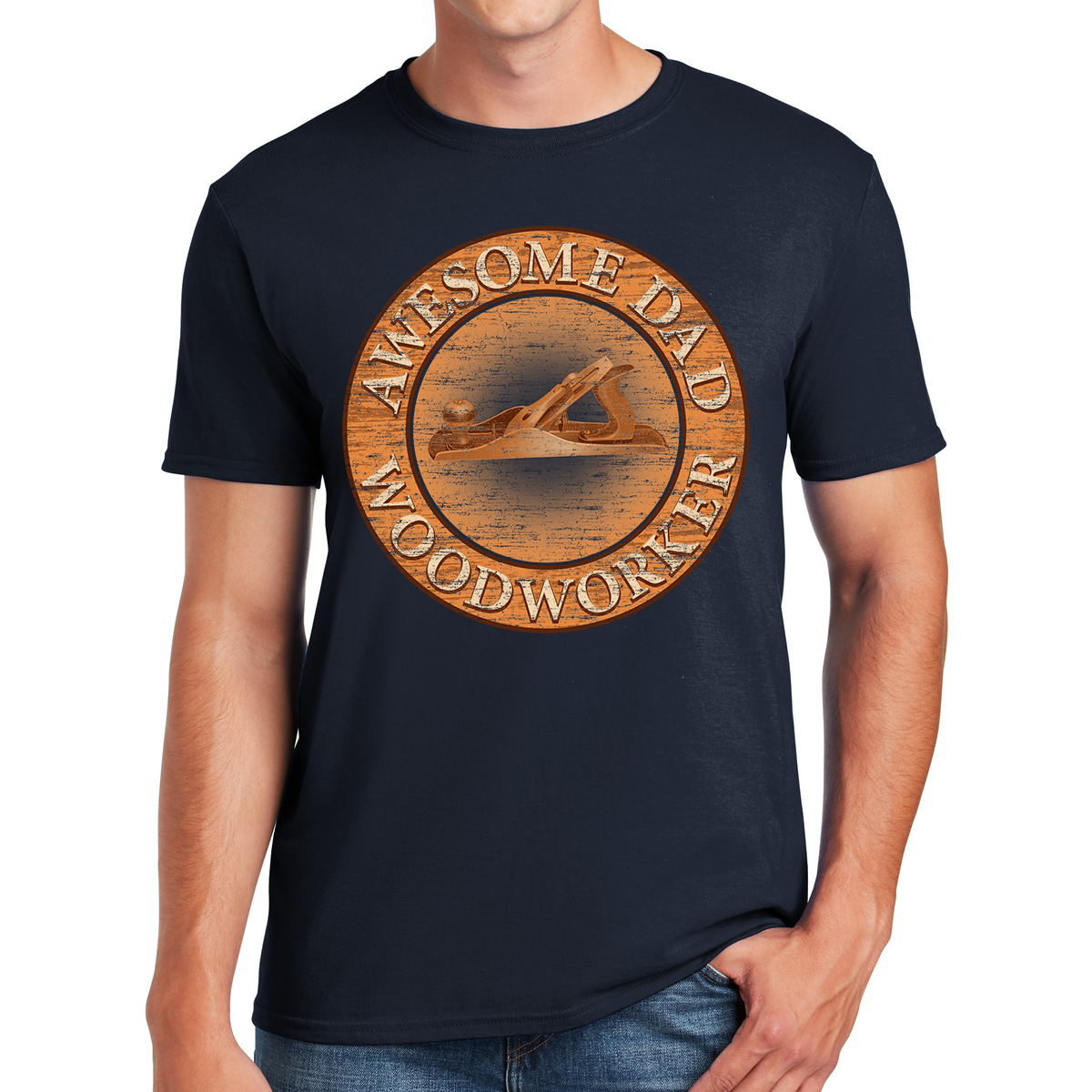 Awesome Dad Woodworker Crafting Memories One Piece At A Time Gift For Dads T-shirt