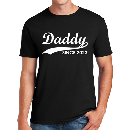 Daddy Since 2023 - Awesome Dad T-shirt