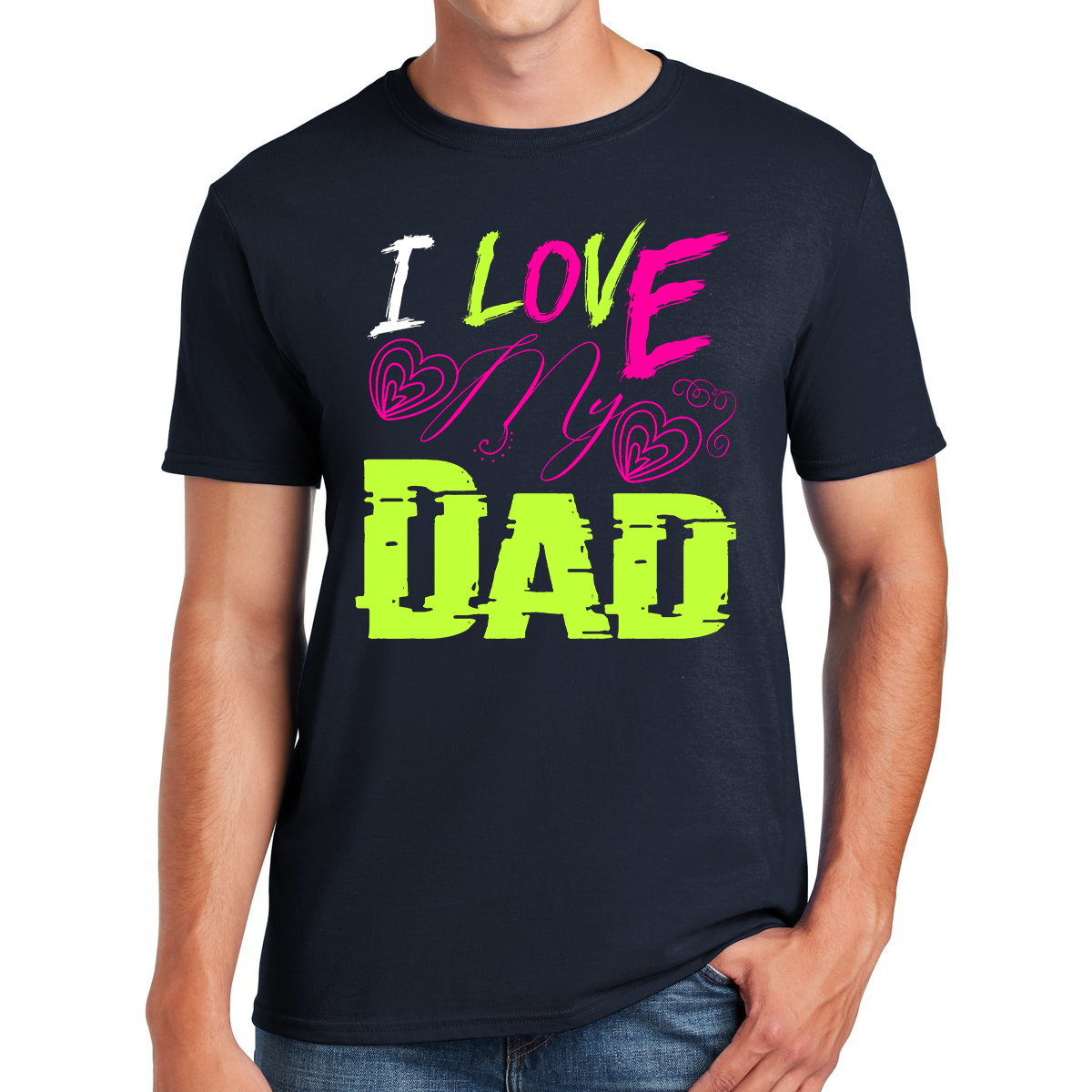 I Love My Dad Forever And Always Awesome Dad T-shirt