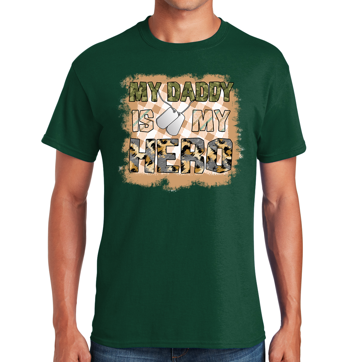 My Daddy Is My Hero Honoring A Veteran Dad Gift For Dads T-shirt
