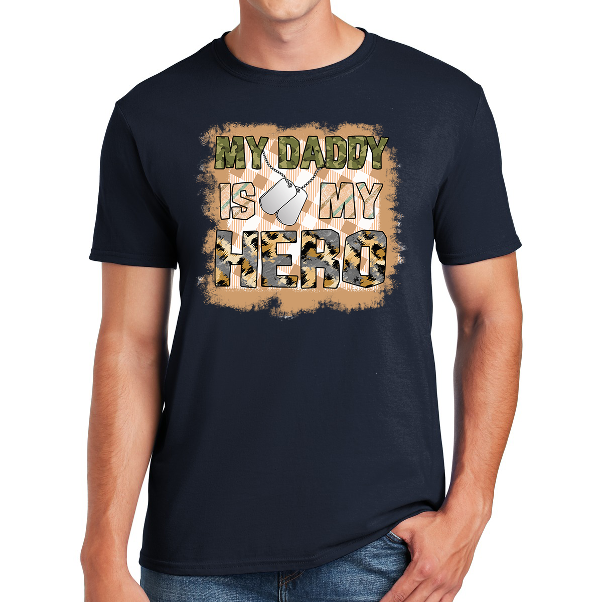 My Daddy Is My Hero Honoring A Veteran Dad Gift For Dads T-shirt