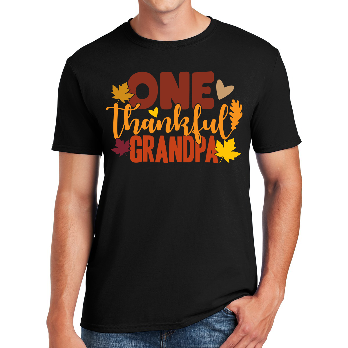 One Thankful Grandpa Cherishing Generations Of Love Gift For Grandpas T-shirt