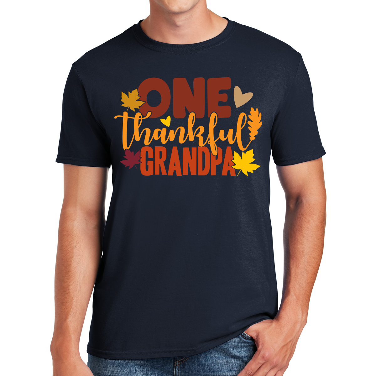 One Thankful Grandpa Cherishing Generations Of Love Gift For Grandpas T-shirt