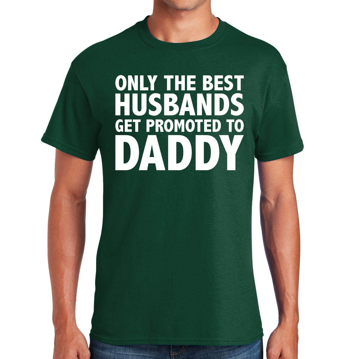 Only The Best Husbands Get Promoted To Daddy Celebrating Fatherhood Awesome Dad T-shirt
