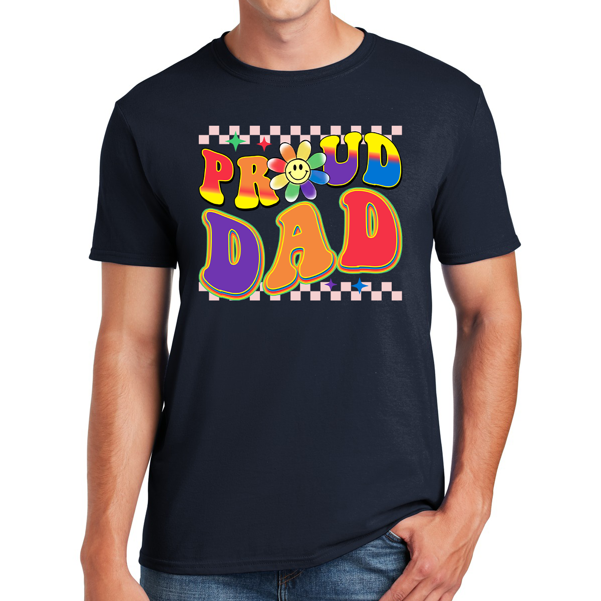 Proud Dad Celebrating The Joys Of Fatherhood Awesome Dad T-shirt