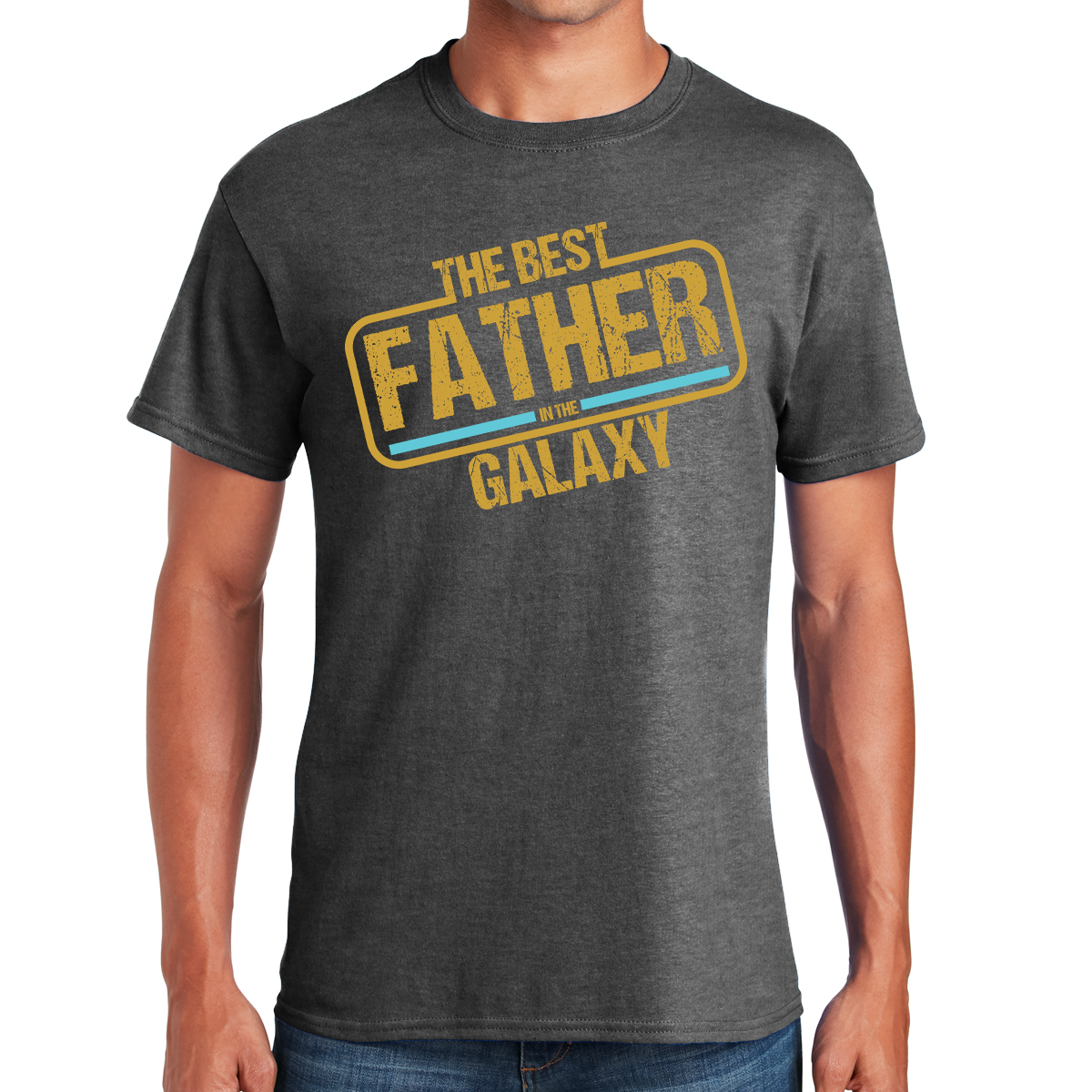 The Best Dad In The Galaxy Fatherhood Beyond The Stars Fathers Day Gift T-shirt