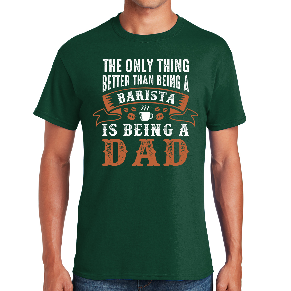 The Only Thing Better Than Being A Barista Is Being A Dad Crafting Love And Lattes Gift For Dads T-shirt