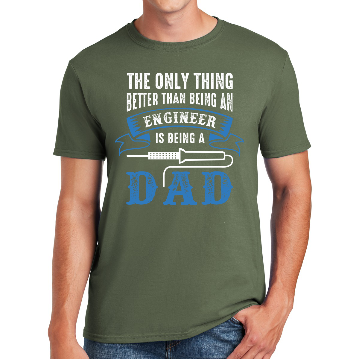 The Only Thing Better Than Being An Engineer Is Being A Dad Building Love And Memories Gift For Dads T-shirt