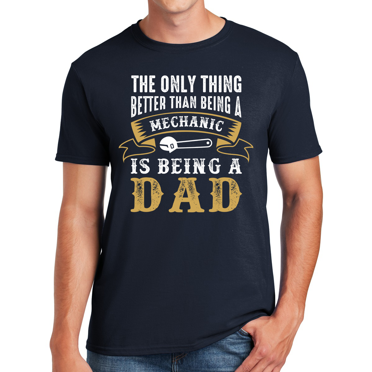 The Only Thing Better Than Being A Mechanic Is Being A Dad Fixing Hearts And Machines Gift For Dads T-shirt