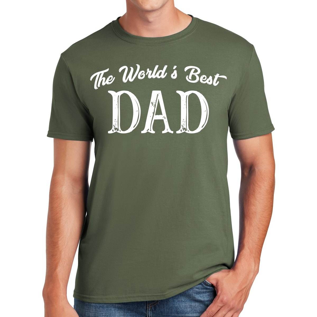 The World's Best Dad Wear It Proudly Awesome Dad T-shirt