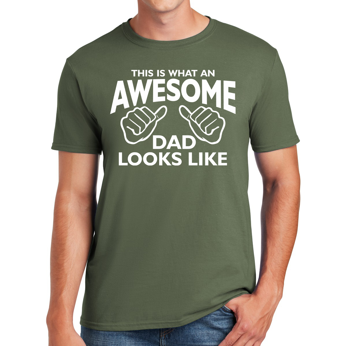 This Is What an Awesome Dad Looks Like Awesome Dad T-shirt