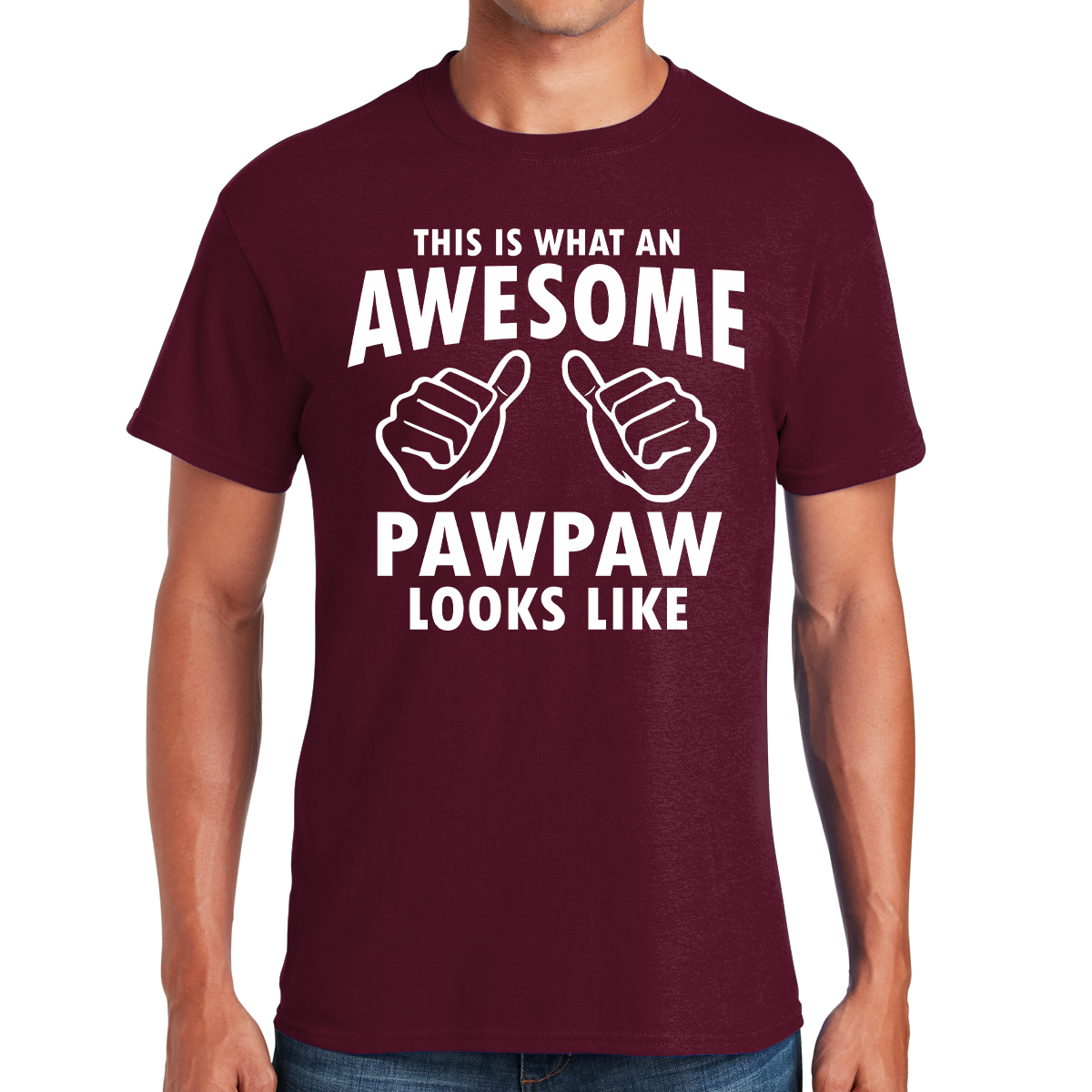 This Is What An Awesome Pawpaw Looks Like Gift For Grandpa T-shirt