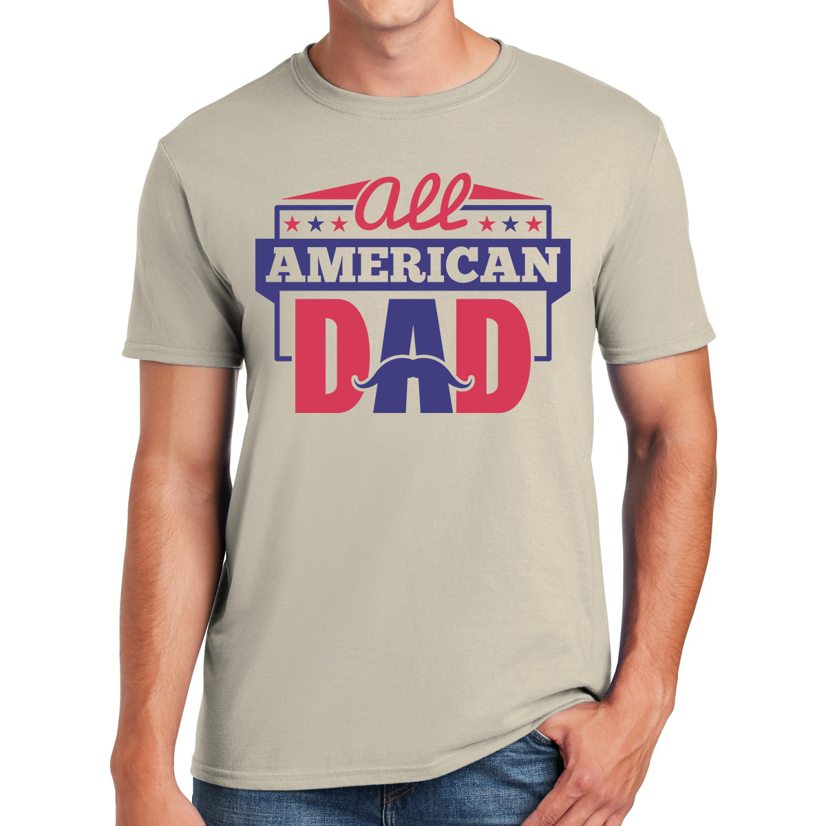 All American Dad Proud Patriotic And Awesome Gift For Dads T-shirt