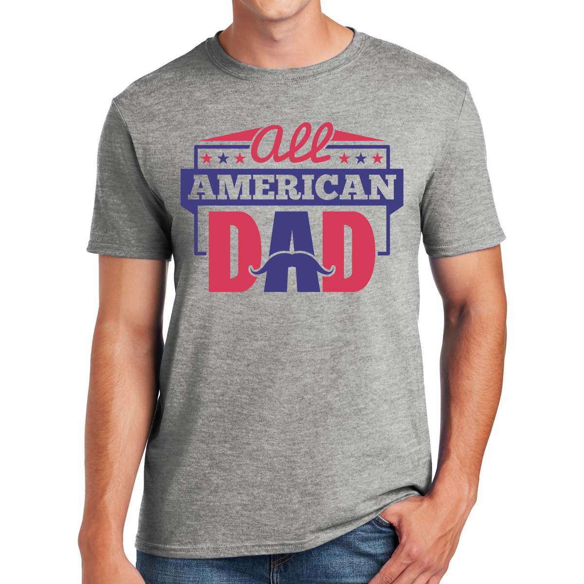 All American Dad Proud Patriotic And Awesome Gift For Dads T-shirt