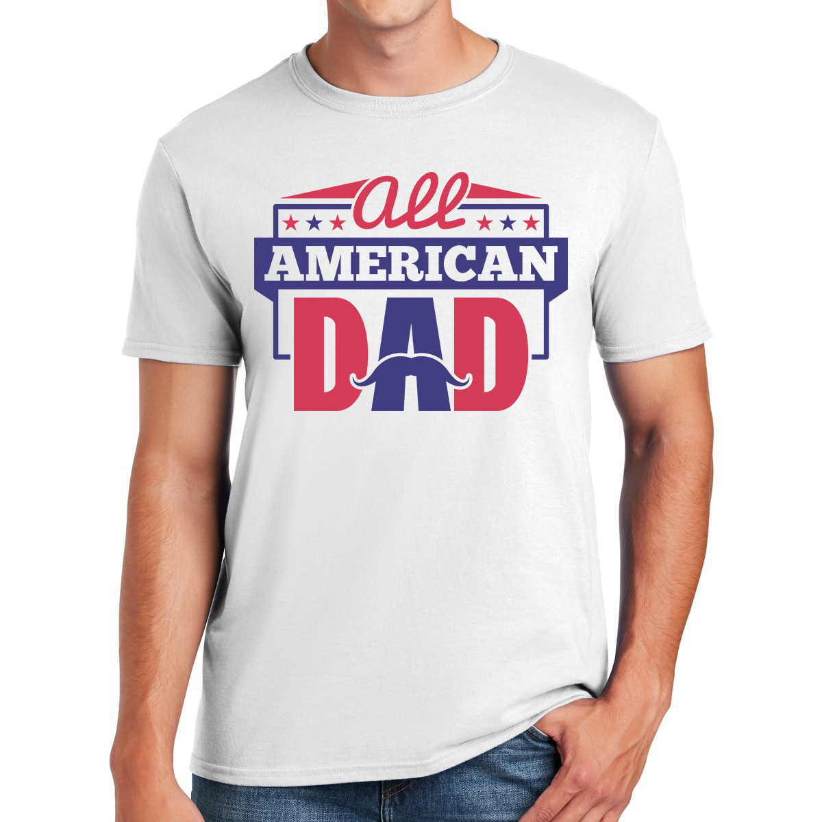All American Dad Proud Patriotic And Awesome Gift For Dads T-shirt