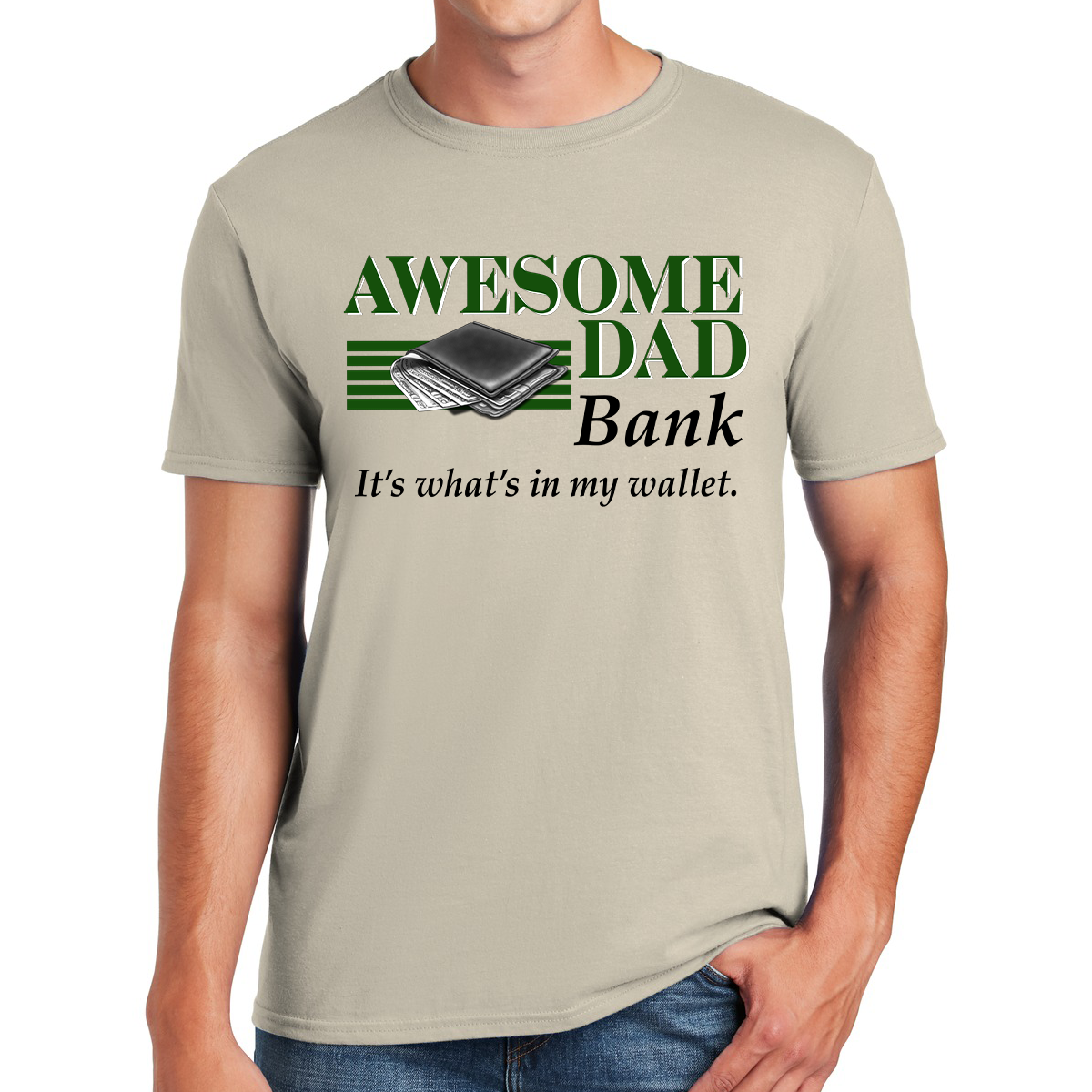 Awesome Dad Bank It's What's In My Wallet Gift For Dads T-shirt