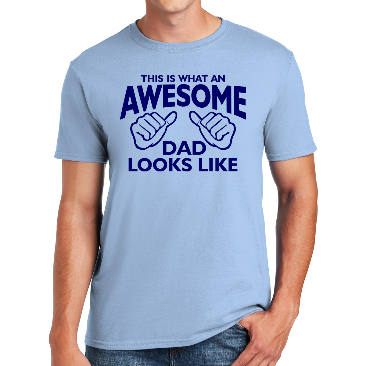 This Is What an Awesome Dad Looks Like Gift For Dads T-shirt