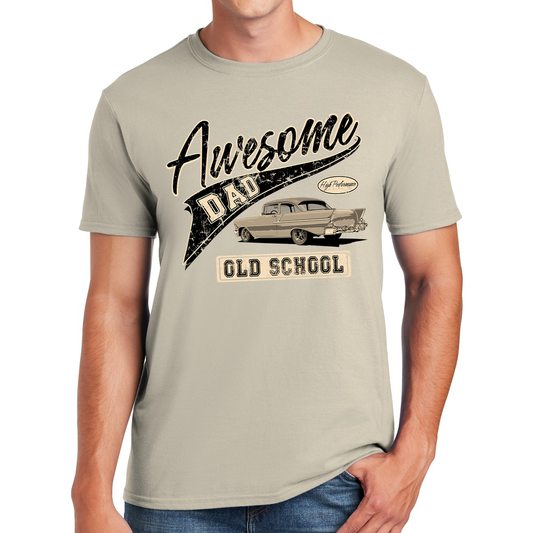 Awesome Dad Old School Classic Fatherhood At It's Best Gift For Dads T-shirt