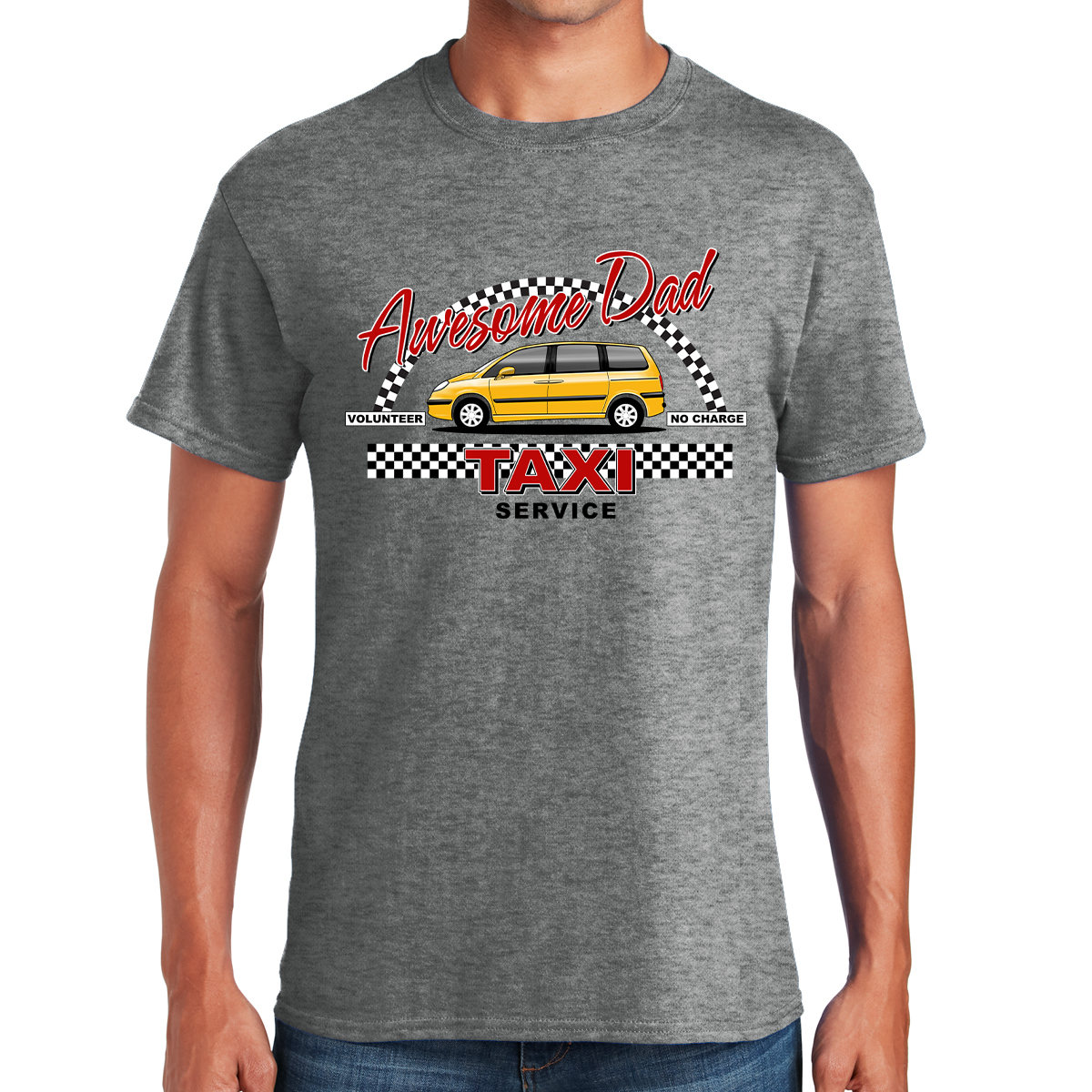 Awesome Dad Taxi Service Driving Love And Memories Home Gift For Dads T-shirt