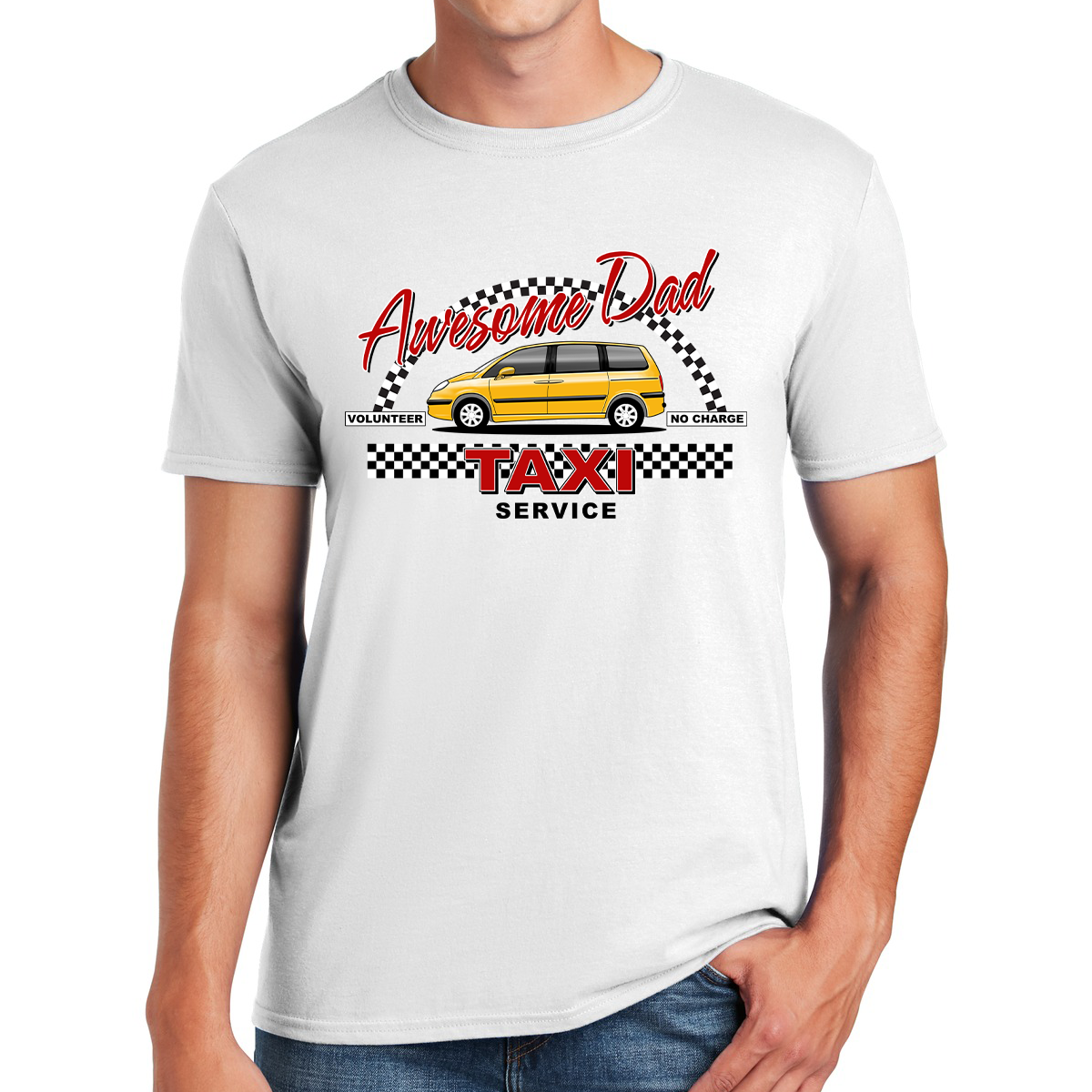 Awesome Dad Taxi Service Driving Love And Memories Home Gift For Dads T-shirt