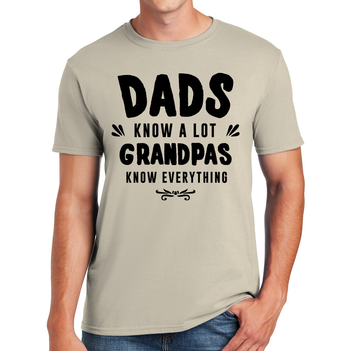 Dads Know A Lot Grandpas Know Everything Celebrating Generational Wisdom Gift For Grandpa T-shirt