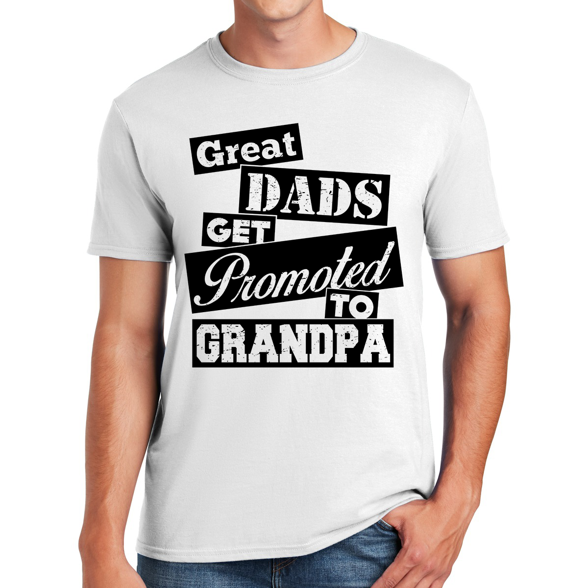 Great Dads Get Promoted To Grandpa The Circle Of Love Gift For Grandpas T-shirt