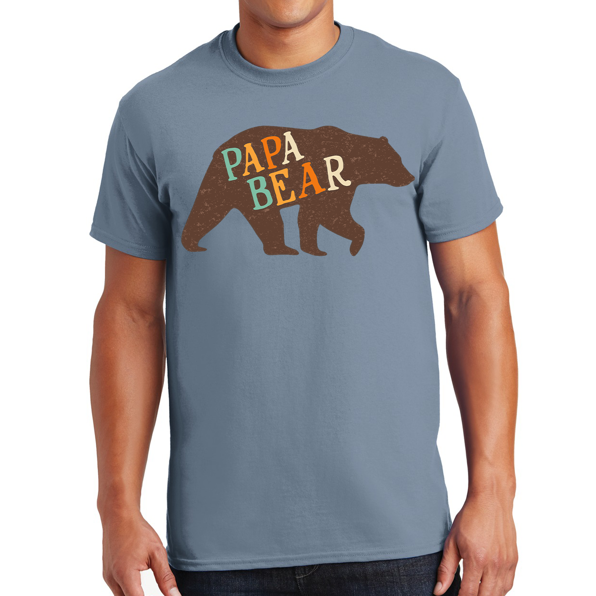 Papa Bear Protector Provider And Loving Dad Gift For Dads T-shirt