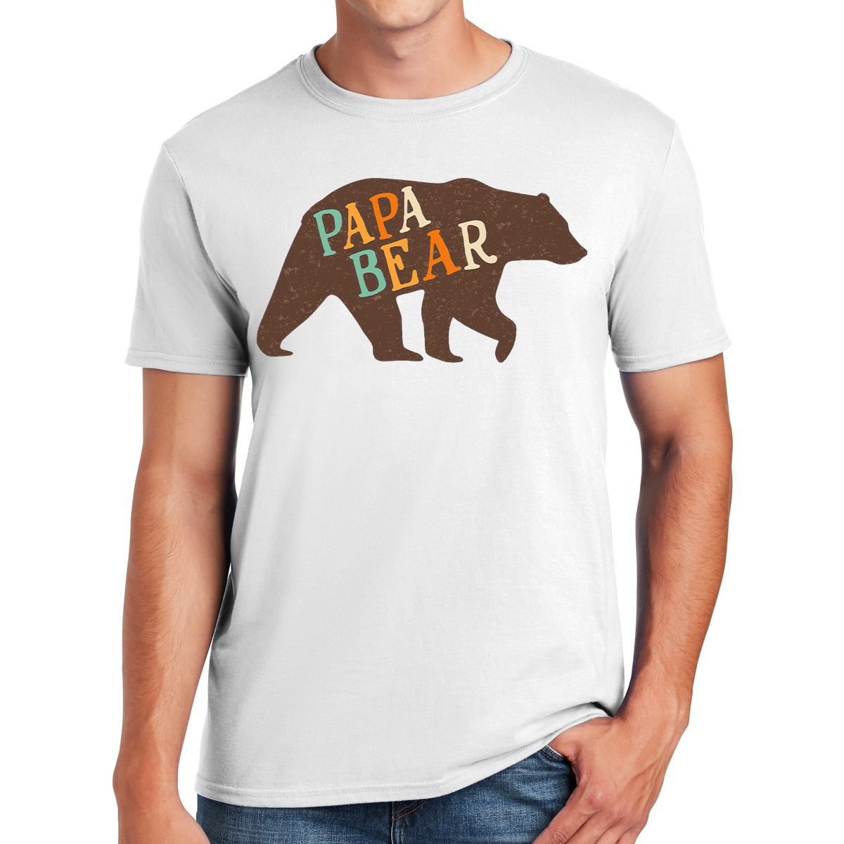 Papa Bear Protector Provider And Loving Dad Gift For Dads T-shirt