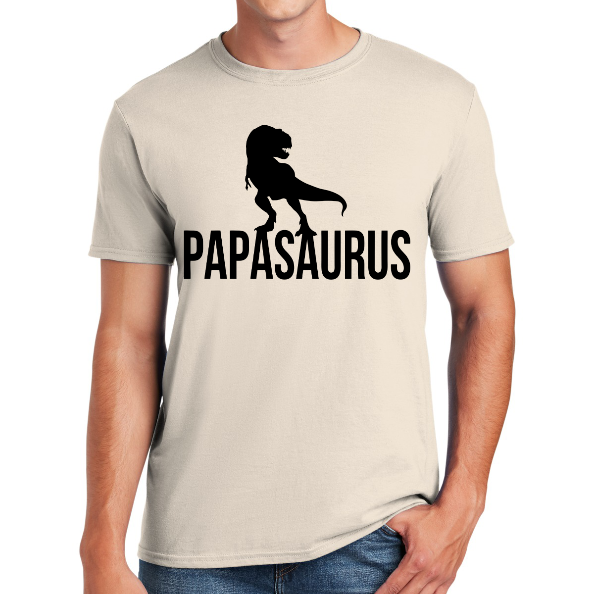 Papasaurus Old Ancient Wisdom Timeless Love Awesome Dad T-shirt