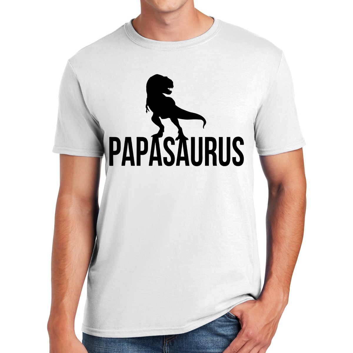 Papasaurus Old Ancient Wisdom Timeless Love Awesome Dad T-shirt