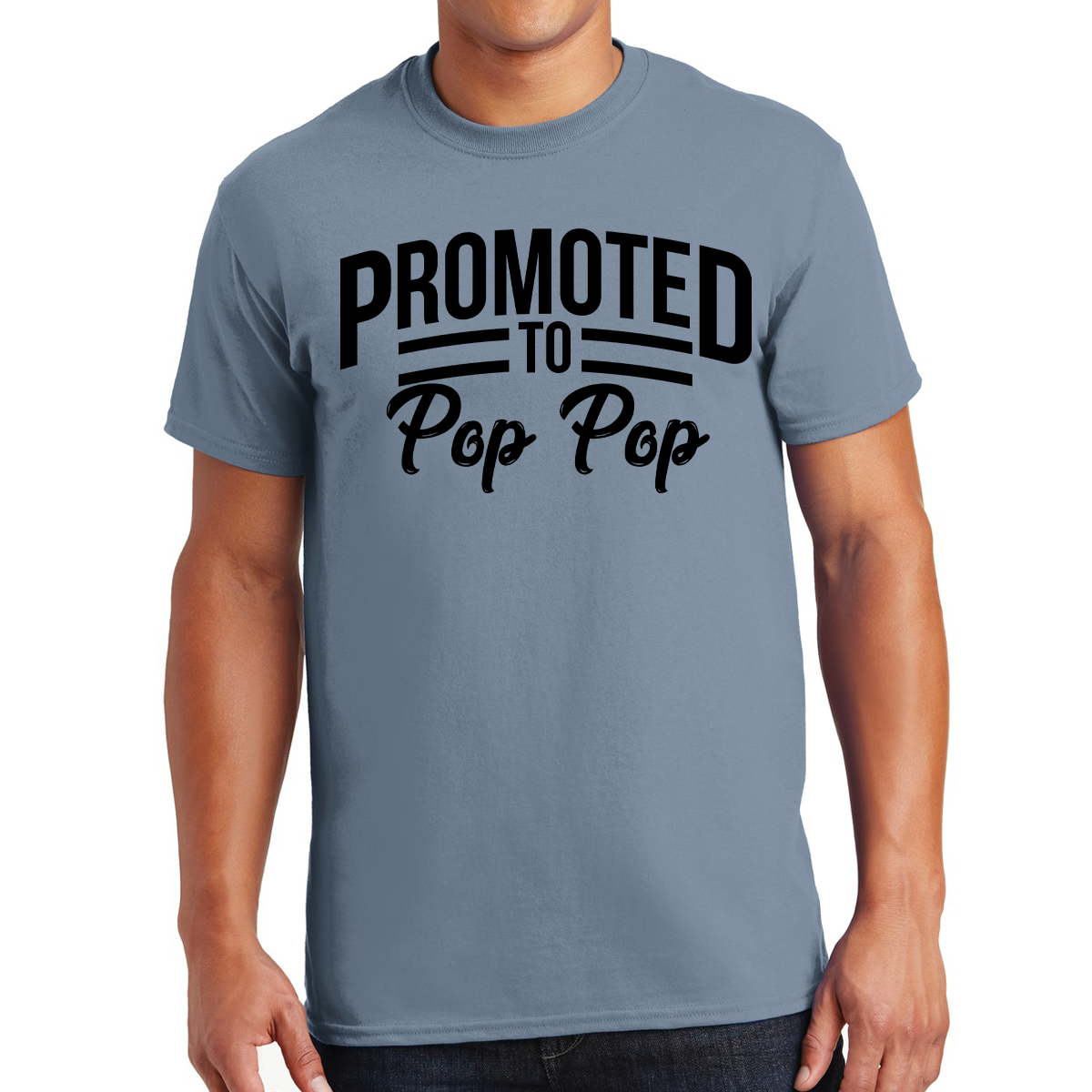 Promoted To Pop Pop Joy Of Grandparenthood Gift For Grandpa T-shirt