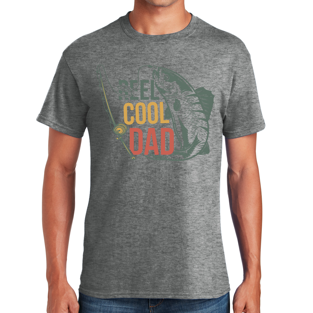 Reel Cool Dad Master Of The Fishing Game Gift For Dads T-shirt