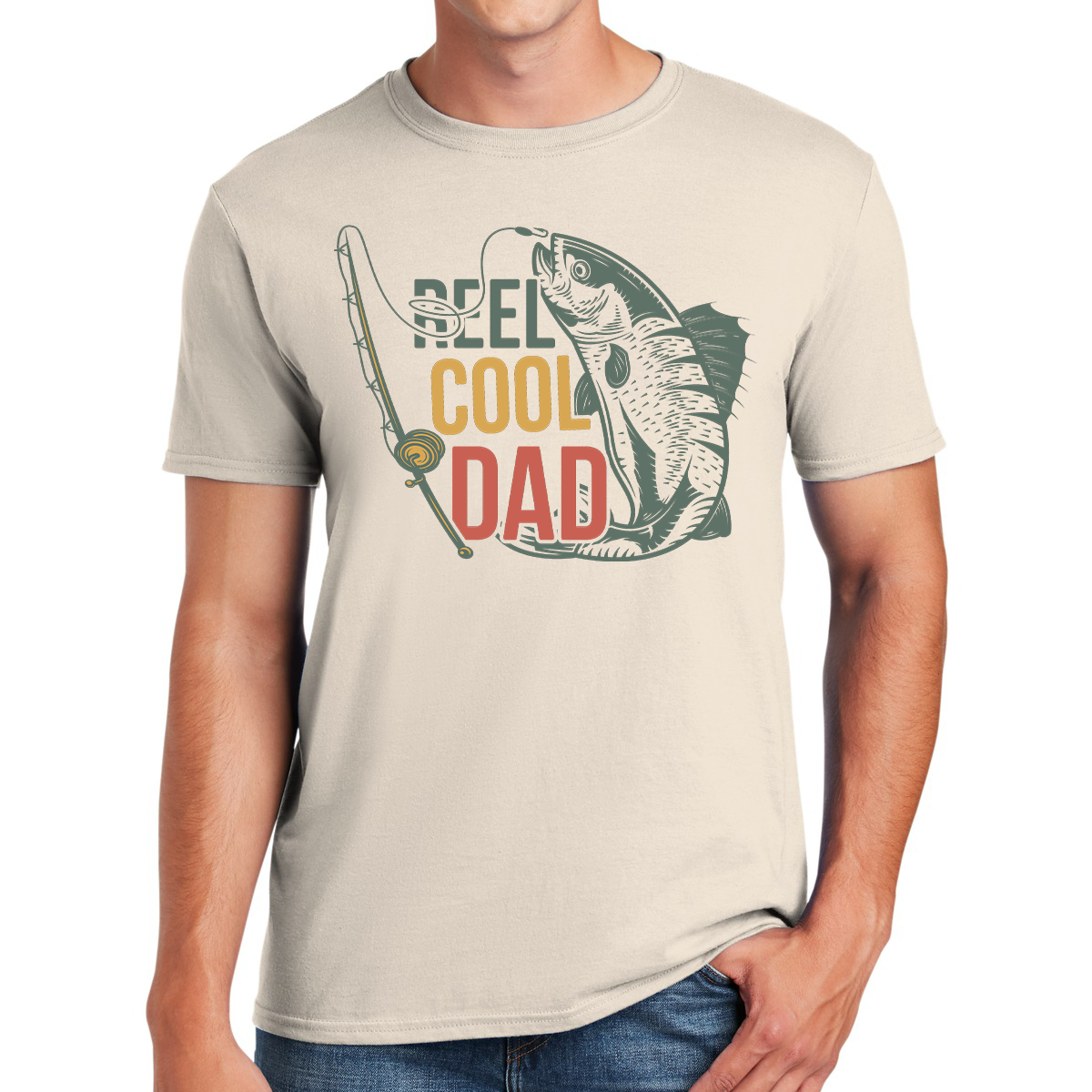Reel Cool Dad Master Of The Fishing Game Gift For Dads T-shirt