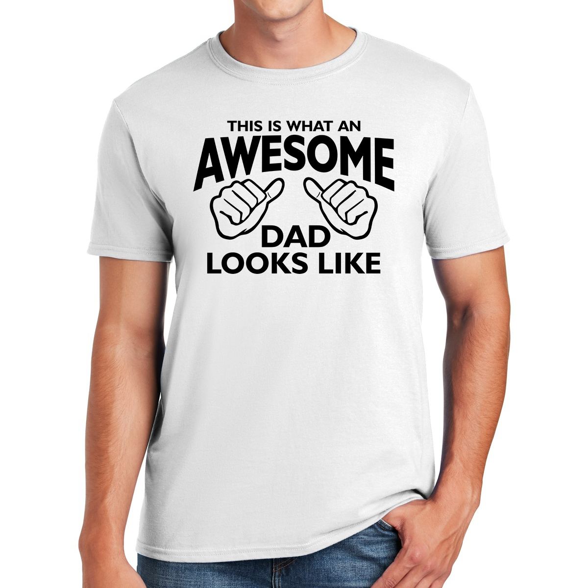 This Is What an Awesome Dad Looks Like Gift For Dads T-shirt