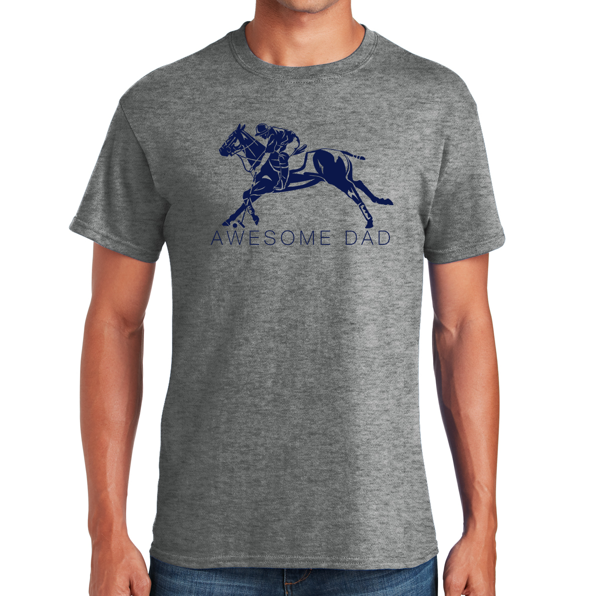 Awesome Dad Polo Player On a Horse Riding to Victory in Style Gifts for Dads T-shirt