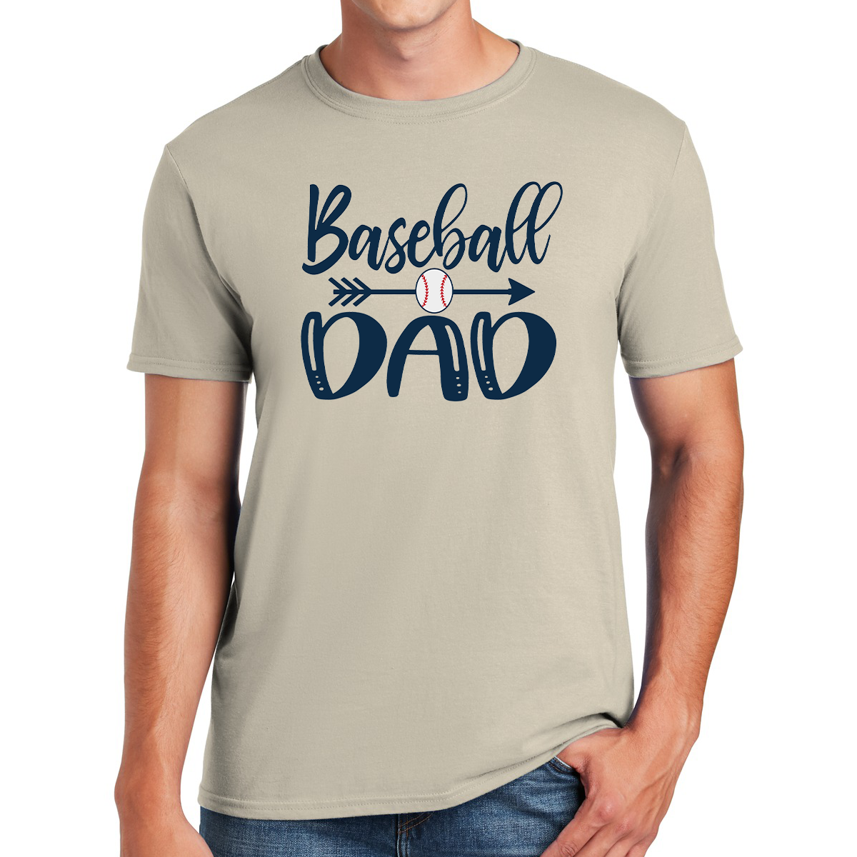 Baseball Dad Home Run Hero Awesome Little League Coach Dad's Gift T-Shirt