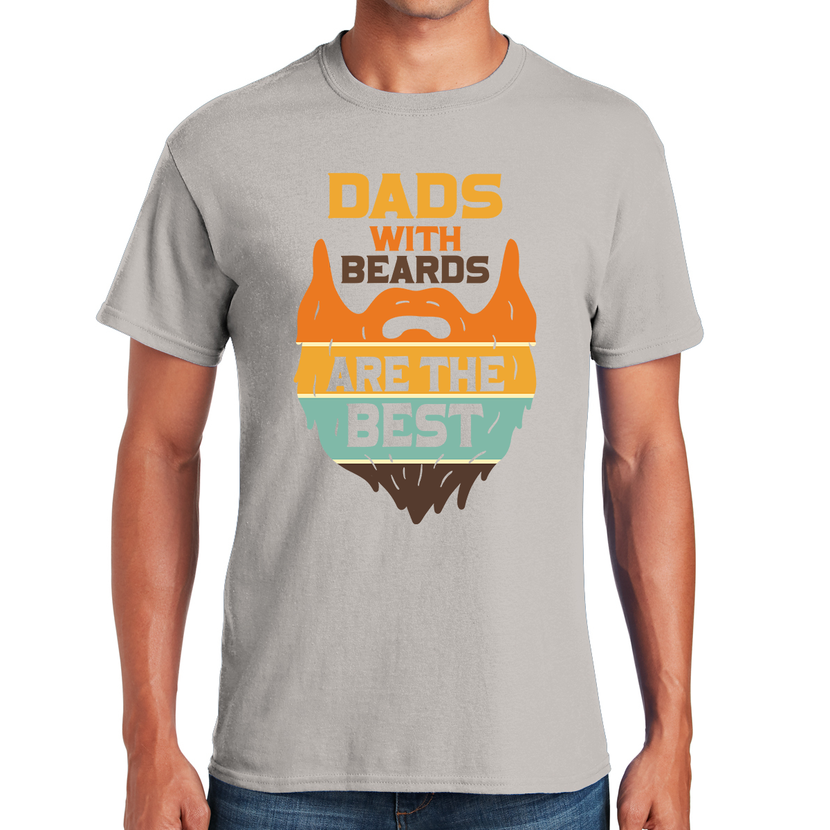 Dads With Beards Are The Best Simply the Best Awesome Dad T-shirt