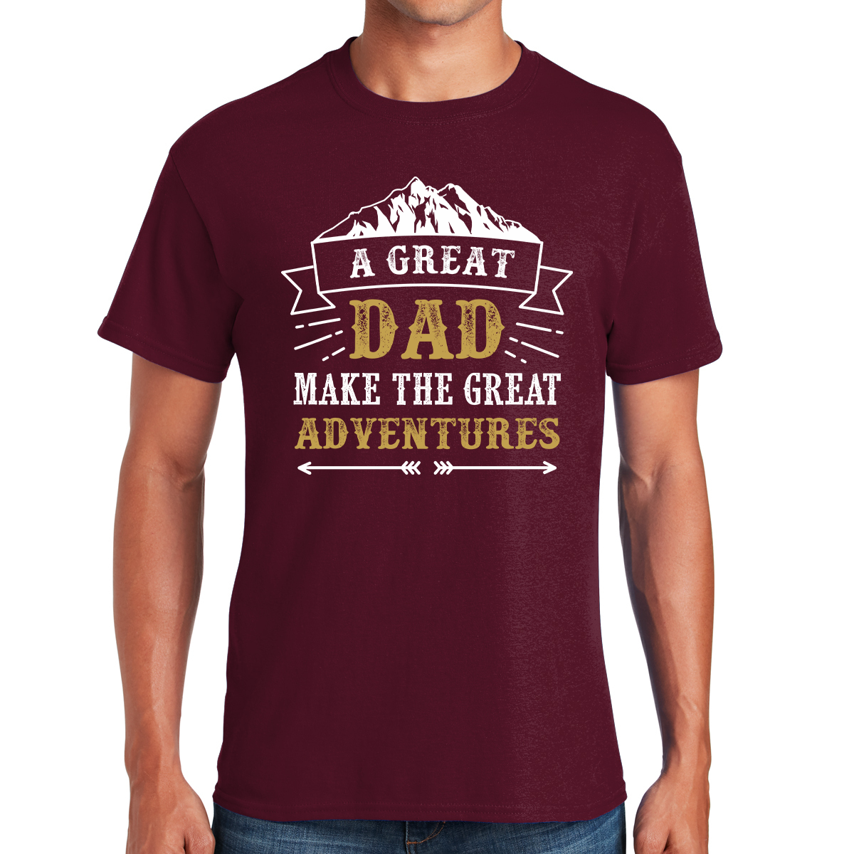 A Great Dad Make The Great Adventures Awesome Dad T-shirt