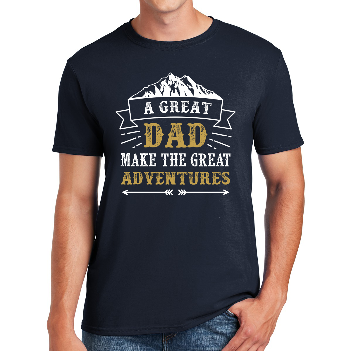 A Great Dad Make The Great Adventures Awesome Dad T-shirt