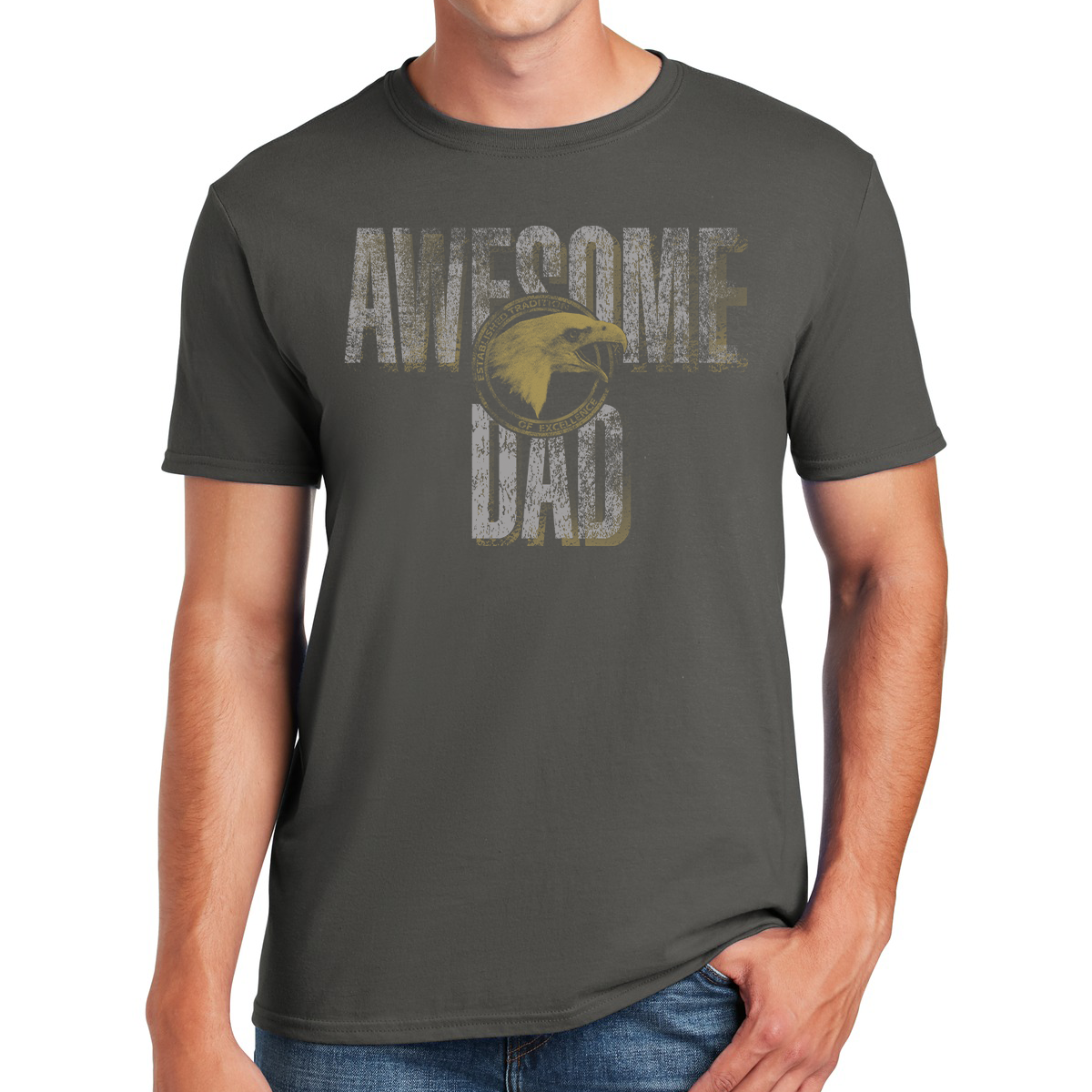 Awesome Dad Outfitters Soaring Like An Eagle Gifts for Dads T-shirt