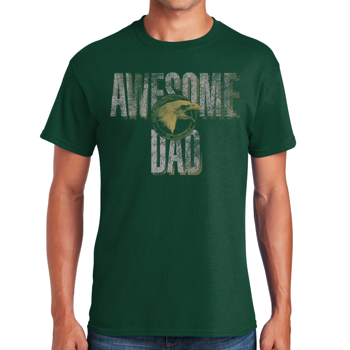 Awesome Dad Outfitters Soaring Like An Eagle Gifts for Dads T-shirt