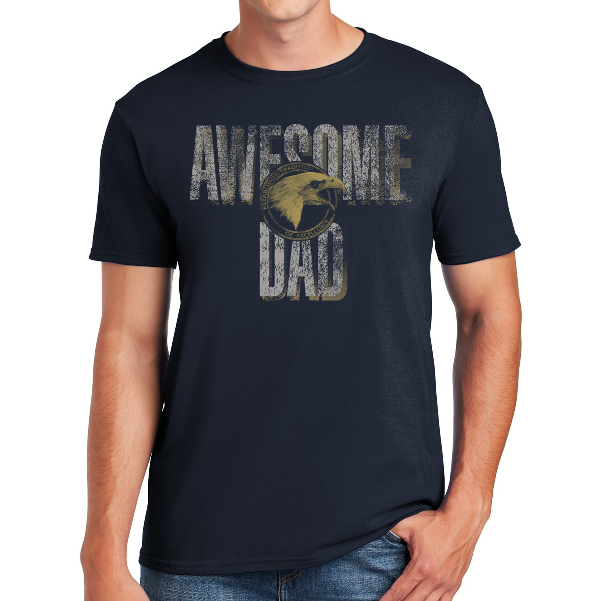 Awesome Dad Outfitters Soaring Like An Eagle Gifts for Dads T-shirt