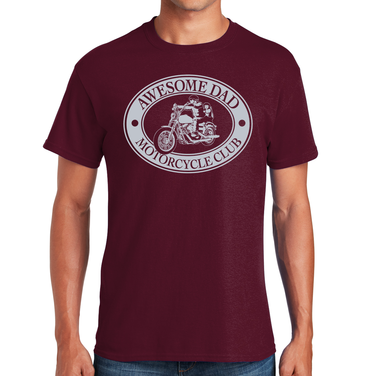 Awesome Dad Proud Member Of The Motorcycle Club Gifts for Dads T-shirt