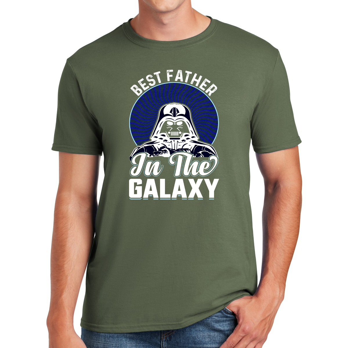 Best Father In The Galaxy Awesome Dad T-shirt