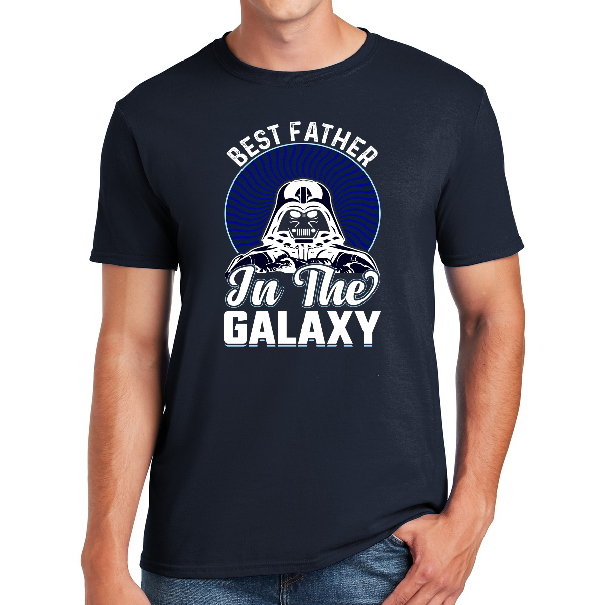 Best Father In The Galaxy Awesome Dad T-shirt